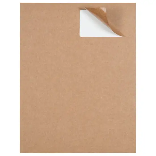 JAM Paper Standard Address Labels, 120ct. Kraft Brown {5}