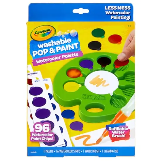 Crayola&reg; Pop & Paint Washable Watercolor Palette {4}