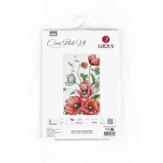 Luca-S The Field Poppies Counted Cross Stitch Kit {4}