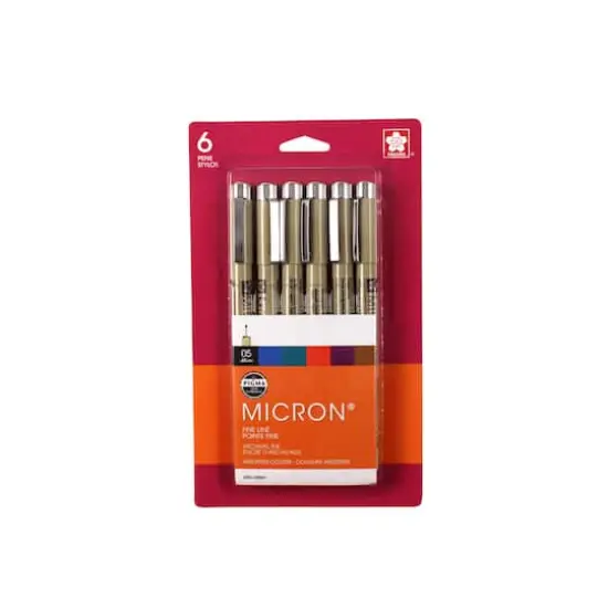 Pigma&reg; Micron&trade; 05 Fine Line Pen 6 Color Set {1}