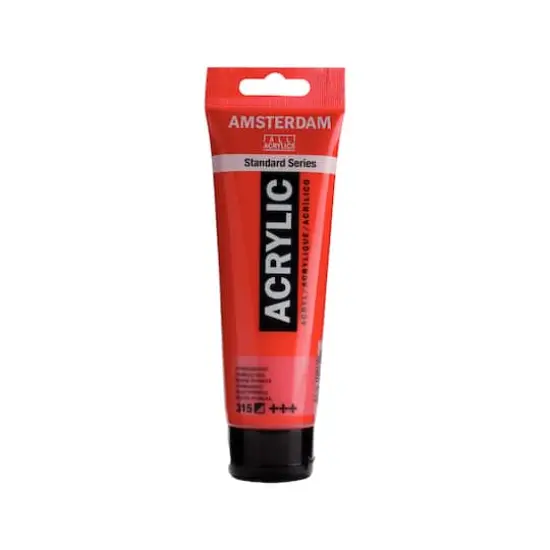 Amsterdam 120mL Standard Acrylic Paint 315 Pyrrole Red {1}