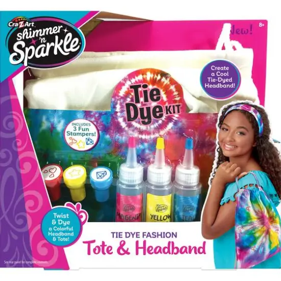 Cra-Z-Art Shimmer 'n Sparkle Tie Dye Fashion Tote & Headband {7}