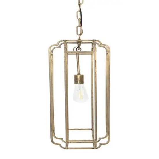Hello Honey&reg; 25" Hanging Pendant Lamp With Gold Finish {1}