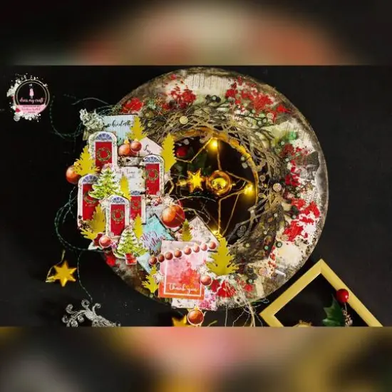 Dress My Craft® Christmas Bells Single-Sided Paper Pad, 12" x 12" {4}