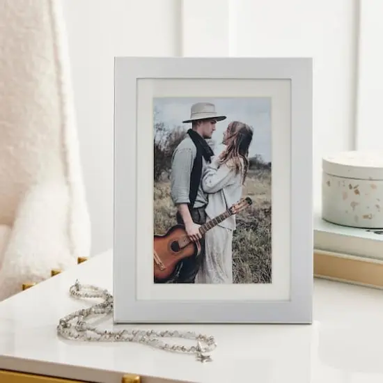 Expressions&trade; Aluminum Frame with Mat by Studio D&eacute;cor&reg; Silver {3}