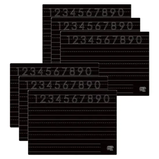 The Pencil Grip 2-Sided Numbers & Shapes Activity Playmats, 6ct. {1}