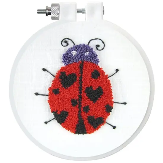 Design Works&trade; Lady Bug Punch Needle Kit {1}