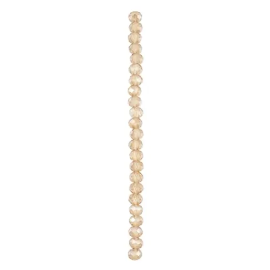 Champagne Glass Faceted Rondelle Beads by Bead Landing&trade; {4}