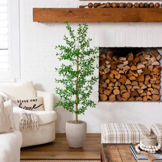 5ft. Artificial Shady Lady Black Olive Tree {8}