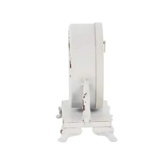 7" Metal Vintage Clock Set {4}