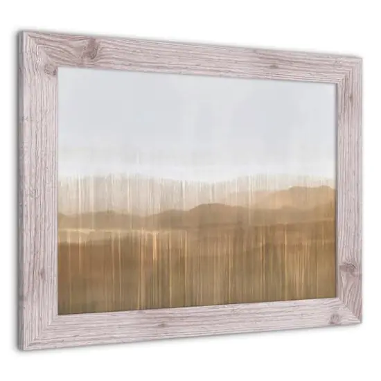 Abstract Landscape Western White Framed Print {3}