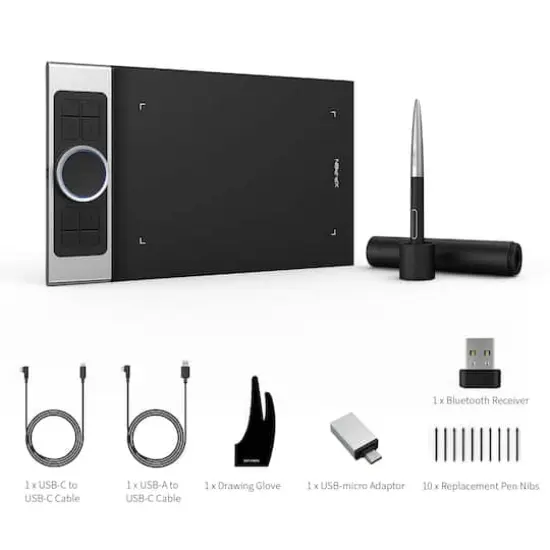 XPPen 9" x 5" Deco Pro SW Bluetooth Graphics Drawing Tablet {8}