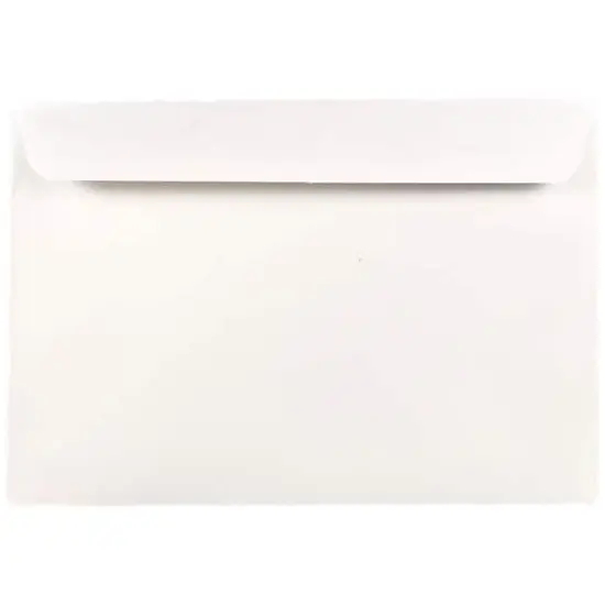 JAM Paper 7.5" x 10.5" White Booklet Commercial Envelopes, 50ct. {1}