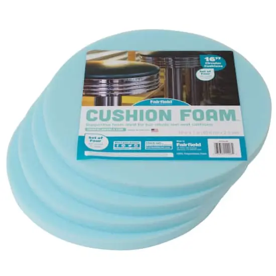 Fairfield&reg; 4ct. Cushion Foam&trade;, 16" x 16" x 1" {1}