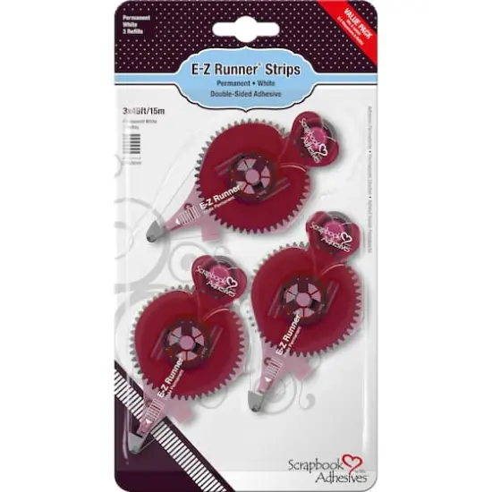 Scrapbook Adhesives by 3L® E-Z Runner® Permanent Strips Value Set {1}