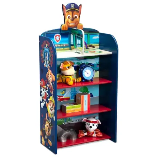 Nickelodeon PAW Patrol Wooden Playhouse 4-Shelf Bookcase {1}