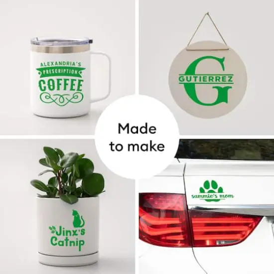 Cricut&reg; 12" x 48" Permanent Vinyl Kelly Green {5}