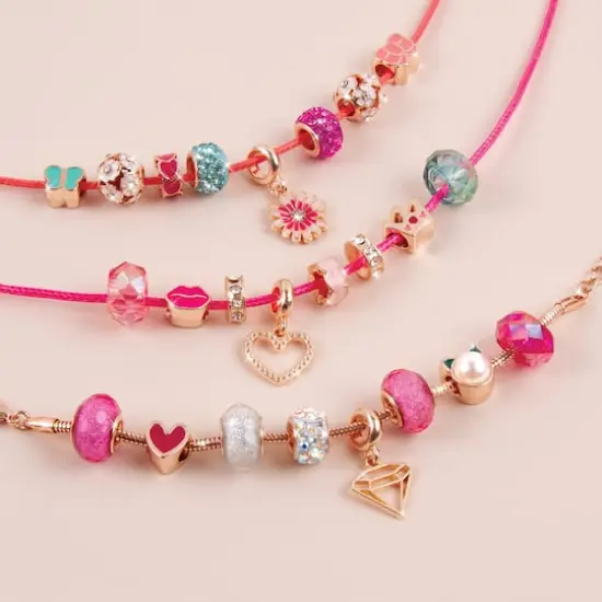 Make It Real&trade; 2-In-1 True Blue & Think Pink Halo Charms Kit {7}