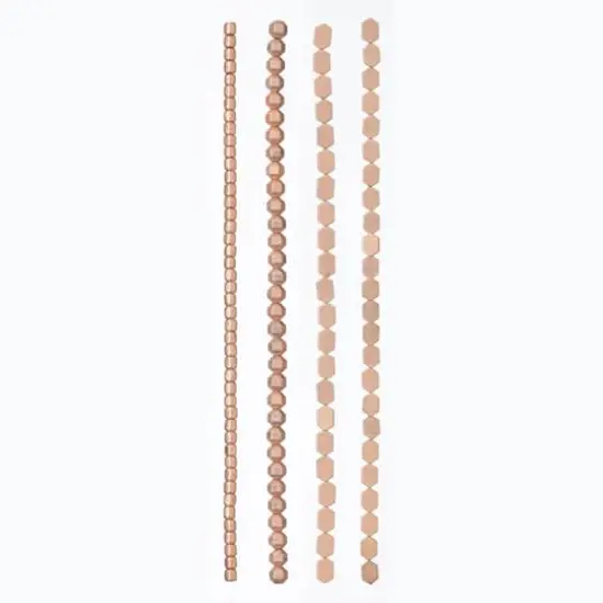Matte Rose Gold Hematite Mix Beads by Bead Landing&trade; {4}
