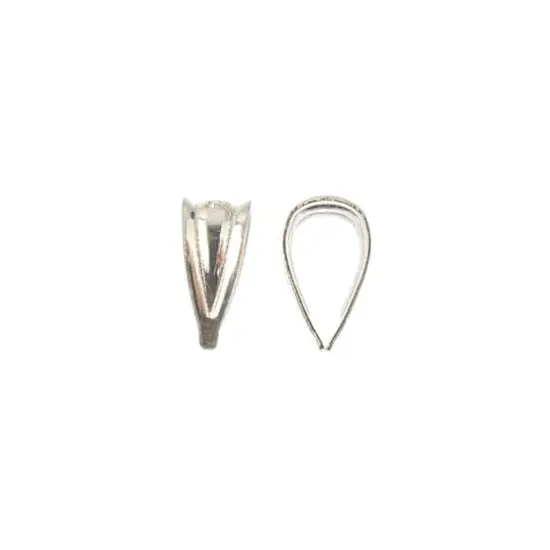 Sterling Silver Small Bails, 4ct. by Bead Landing&trade; {3}