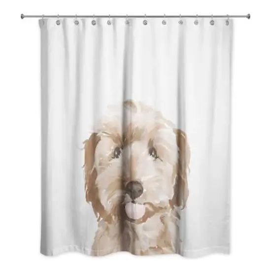Sweet Puppy 71" x 74" Shower Curtain {3}
