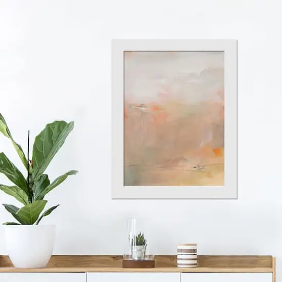 Warm Tones Abstract Framed Print {4}