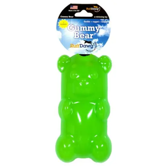Ruff Dawg™ Gummy Bear Rubber Indestructible Retrieving Dog Toy {1}