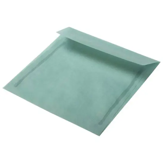 JAM Paper 6.5" x 6.5" Square Translucent Vellum Envelopes, 25ct. Ocean Blue {5}