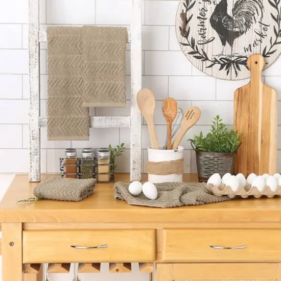 Chevron Luxury Barmops, 4ct. Stone {6}