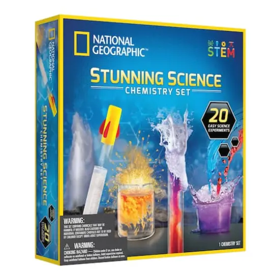 National Geographic&trade; S.T.E.M. Stunning Science Chemistry Set {1}