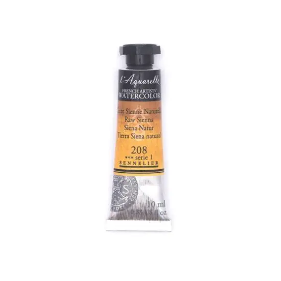 Sennelier French Artists' Watercolor, 10mL 208 Raw Sienna S1 {1}