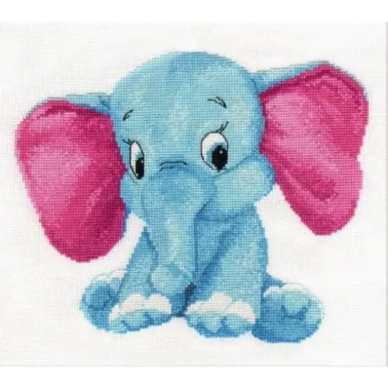 Oven Elephant Cross Stitch Kit {1}
