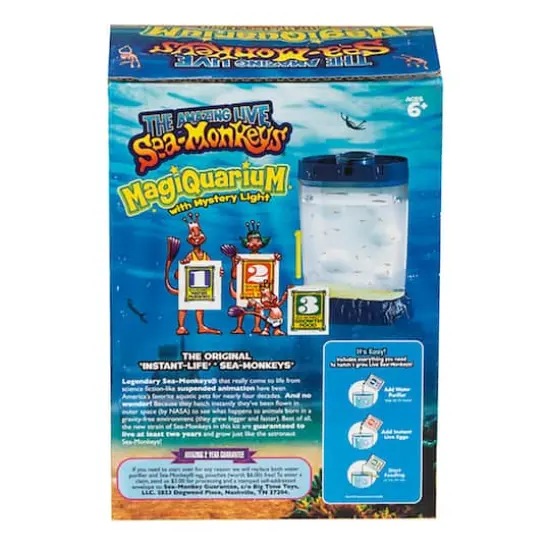 The Original Sea-Monkeys Magiquarium Glow In The Dark Kit {5}