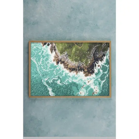 Diamond Dotz&reg; Intermediate Rocky Coast Diamond Painting Kit {4}