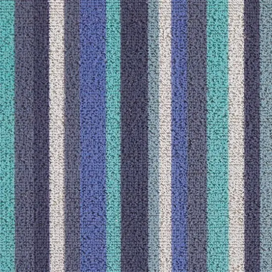 DII&reg; Blue Tonal Stripe Tufted Mat {4}
