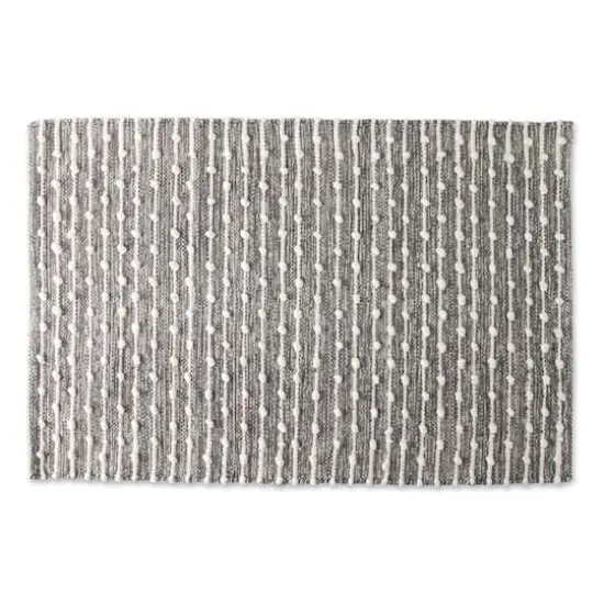 DII&reg; Mineral Gray Recycled Cotton Loop Rug, 2ft. x 3ft. {1}
