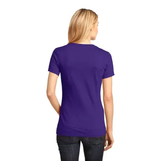 District&reg; Women's Perfect Weight&reg; V-Neck T-Shirt Purple {6}