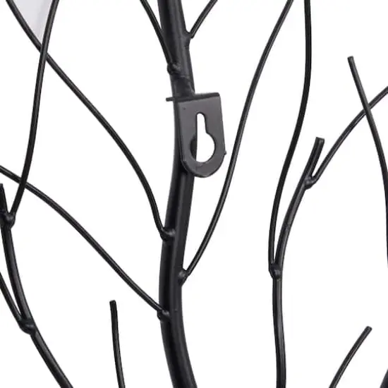 Black Metal Contemporary Abstract Wall Decor Set {5}