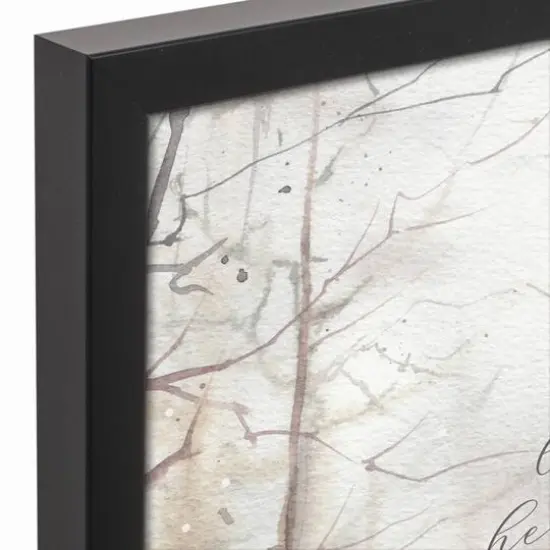 Heaven and Nature Sing Black Framed Canvas Wall Art {4}