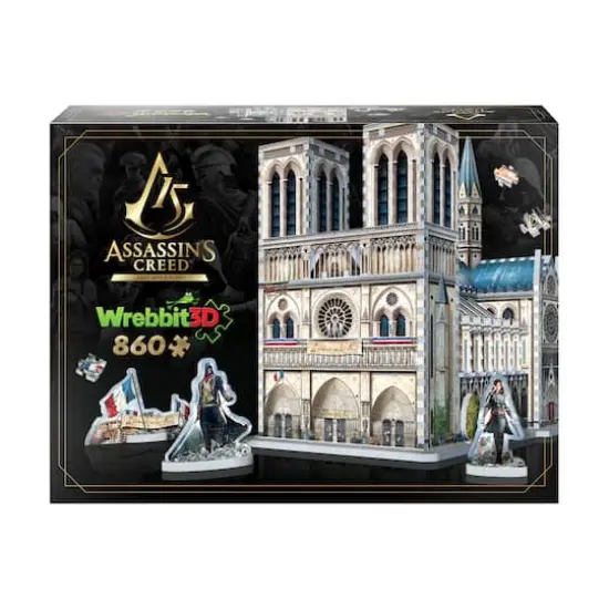 Assassin's Creed Unity - Notre-Dame 3D Puzzle: 860 Pcs {4}