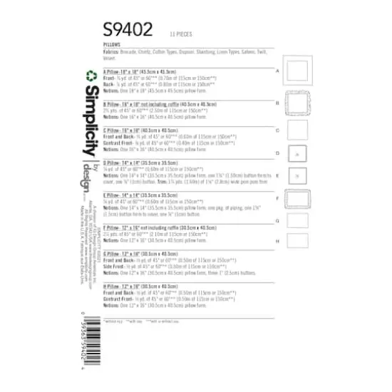 Simplicity&reg; Pattern CS9402 {3}