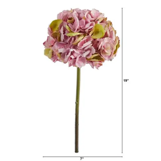 Hydrangea Flower Stem, 3ct. Multi {3}