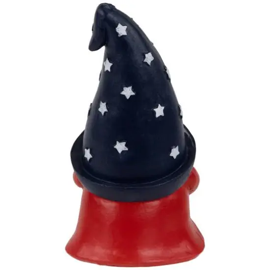 6" Gnome Holding the American Flag Patriotic Garden Statue {4}