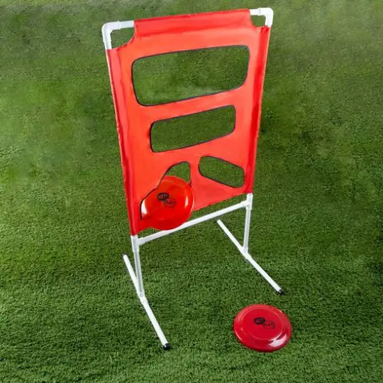 Toy Time Portable Flying Disc Toss Set {8}
