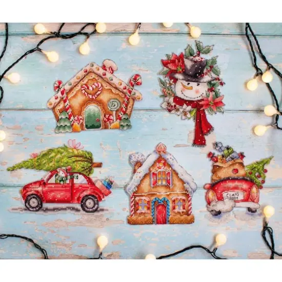 Letistitch Christmas Ornaments Counted Cross Stitch Kit {1}