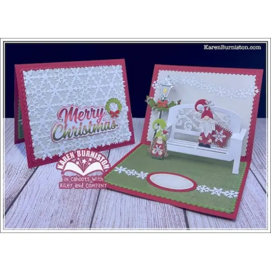 Karen Burniston Tiny Gnomes Stamping Die Set {5}
