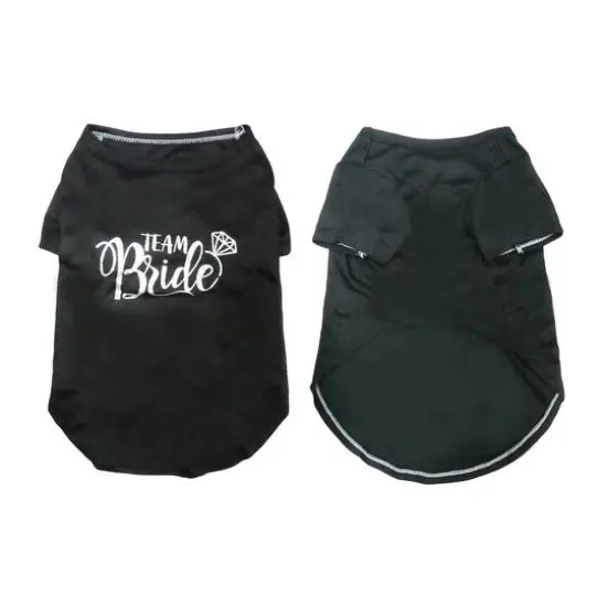 Best Furry Friends Team Bride Dog T-Shirt {4}