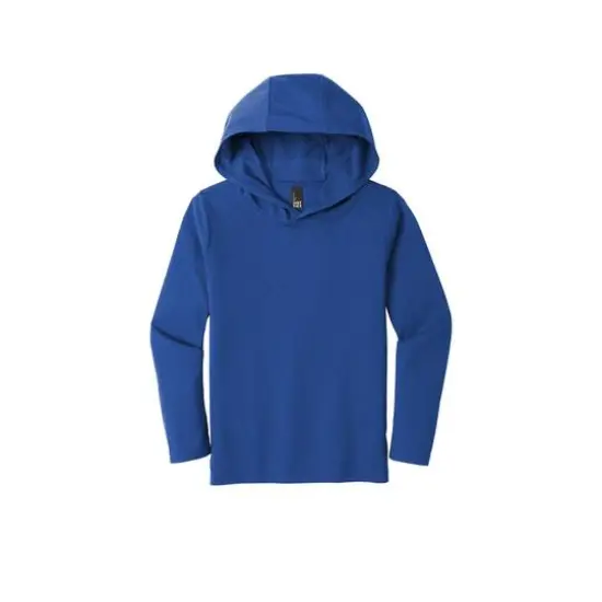 District&reg; Perfect Tri&reg; Youth Long Sleeve Hoodie Navy Frost {2}