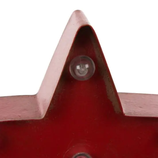 Glitzhome&reg; 7.5" Marquee LED Star Stocking Holder, 2ct. {6}