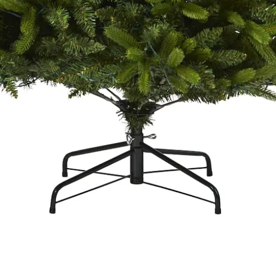 7ft. Pre-Lit Sun Valley Fir Artificial Christmas Tree with LED Lights {7}